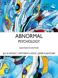 Abnormal Psychology, Global Edition (18th edition) - Original PDF
